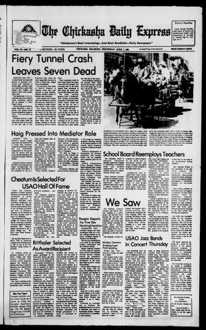 The Chickasha Daily Express (Chickasha, Okla.), Vol. 91, No. 13, Ed. 1 Wednesday, April 7, 1982