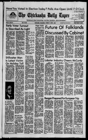 The Chickasha Daily Express (Chickasha, Okla.), Vol. 91, No. 61, Ed. 1 Tuesday, June 1, 1982