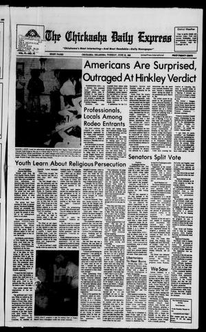 The Chickasha Daily Express (Chickasha, Okla.), Vol. 91, No. 79, Ed. 1 Tuesday, June 22, 1982