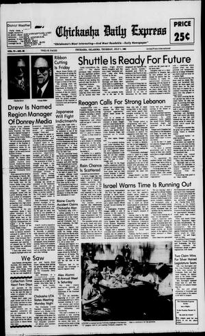 The Chickasha Daily Express (Chickasha, Okla.), Vol. 91, No. 88, Ed. 1 Thursday, July 1, 1982