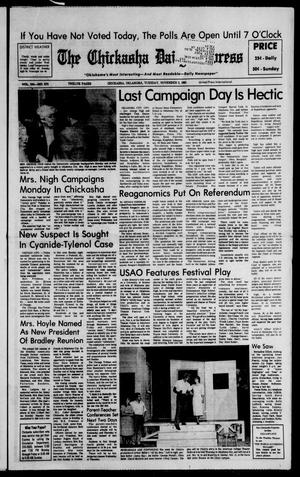 The Chickasha Daily Express (Chickasha, Okla.), Vol. 91, No. 273, Ed. 1 Tuesday, November 2, 1982