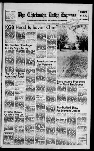 The Chickasha Daily Express (Chickasha, Okla.), Vol. 91, No. 282, Ed. 1 Friday, November 12, 1982
