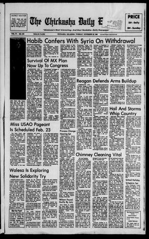 The Chickasha Daily Express (Chickasha, Okla.), Vol. 91, No. 291, Ed. 1 Tuesday, November 23, 1982