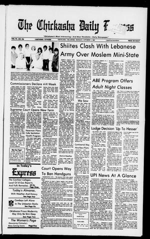 The Chickasha Daily Express (Chickasha, Okla.), Vol. 92, No. 236, Ed. 1 Monday, October 3, 1983