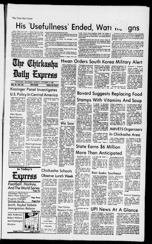The Chickasha Daily Express (Chickasha, Okla.), Vol. 92, No. 242, Ed. 1 Monday, October 10, 1983
