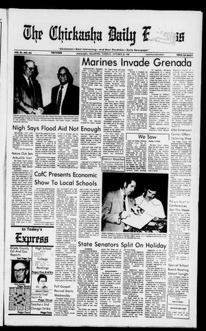 The Chickasha Daily Express (Chickasha, Okla.), Vol. 92, No. 255, Ed. 1 Tuesday, October 25, 1983
