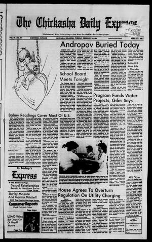The Chickasha Daily Express (Chickasha, Okla.), Vol. 93, No. 39, Ed. 1 Tuesday, February 14, 1984