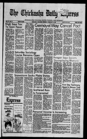 The Chickasha Daily Express (Chickasha, Okla.), Vol. 93, No. 41, Ed. 1 Thursday, February 16, 1984