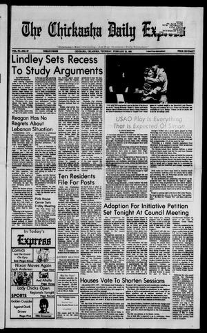 The Chickasha Daily Express (Chickasha, Okla.), Vol. 93, No. 47, Ed. 1 Thursday, February 23, 1984
