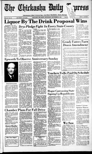 The Chickasha Daily Express (Chickasha, Okla.), Vol. 93, No. 226, Ed. 1 Wednesday, September 19, 1984