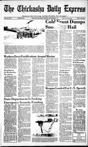 The Chickasha Daily Express (Chickasha, Okla.), Vol. 93, No. 231, Ed. 1 Tuesday, September 25, 1984