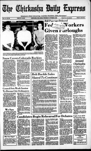 The Chickasha Daily Express (Chickasha, Okla.), Vol. 93, No. 239, Ed. 1 Thursday, October 4, 1984