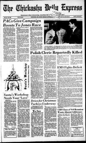 The Chickasha Daily Express (Chickasha, Okla.), Vol. 93, No. 260, Ed. 1 Monday, October 29, 1984