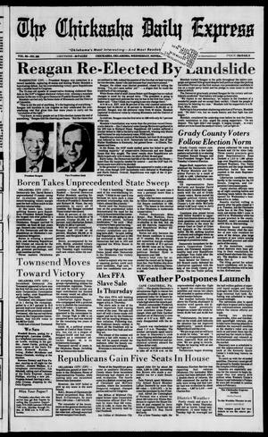 Primary view of object titled 'The Chickasha Daily Express (Chickasha, Okla.), Vol. 93, No. 268, Ed. 1 Wednesday, November 7, 1984'.