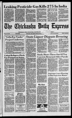 The Chickasha Daily Express (Chickasha, Okla.), Vol. 93, No. 290, Ed. 1 Monday, December 3, 1984
