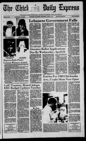 The Chickasha Daily Express (Chickasha, Okla.), Vol. 94, No. 92, Ed. 1 Wednesday, April 17, 1985