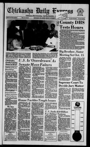 Primary view of object titled 'Chickasha Daily Express (Chickasha, Okla.), Vol. 94, No. 240, Ed. 1 Monday, October 7, 1985'.