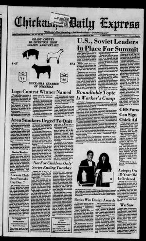 Chickasha Daily Express (Chickasha, Okla.), Vol. 94, No. 276, Ed. 1 Monday, November 18, 1985