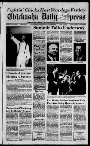 Chickasha Daily Express (Chickasha, Okla.), Vol. 94, No. 277, Ed. 1 Tuesday, November 19, 1985