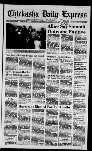 Chickasha Daily Express (Chickasha, Okla.), Vol. 94, No. 280, Ed. 1 Friday, November 22, 1985