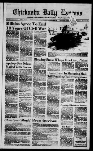 Chickasha Daily Express (Chickasha, Okla.), Vol. 94, No. 308, Ed. 1 Thursday, December 26, 1985