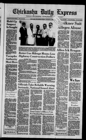 Chickasha Daily Express (Chickasha, Okla.), Vol. 95, No. 10, Ed. 1 Sunday, January 12, 1986