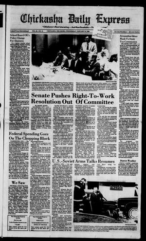 Chickasha Daily Express (Chickasha, Okla.), Vol. 95, No. 13, Ed. 1 Wednesday, January 15, 1986