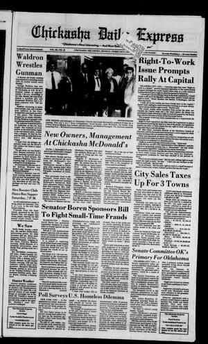 Chickasha Daily Express (Chickasha, Okla.), Vol. 95, No. 29, Ed. 1 Monday, February 3, 1986