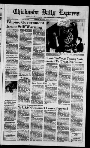 Chickasha Daily Express (Chickasha, Okla.), Vol. 95, No. 45, Ed. 1 Friday, February 21, 1986