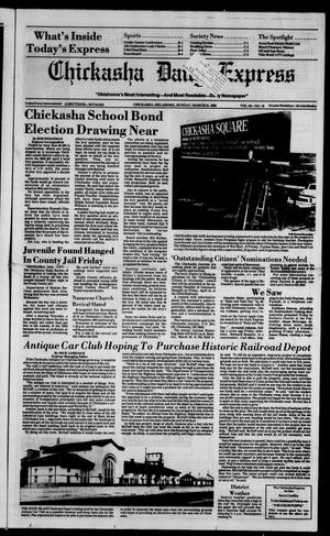 Primary view of object titled 'Chickasha Daily Express (Chickasha, Okla.), Vol. 95, No. 70, Ed. 1 Sunday, March 23, 1986'.