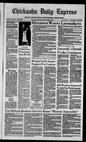 Chickasha Daily Express (Chickasha, Okla.), Vol. 95, No. 71, Ed. 1 Monday, March 24, 1986