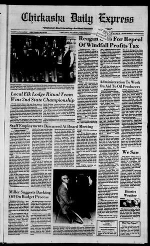 Chickasha Daily Express (Chickasha, Okla.), Vol. 95, No. 97, Ed. 1 Wednesday, April 23, 1986