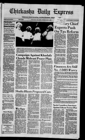 Primary view of object titled 'Chickasha Daily Express (Chickasha, Okla.), Vol. 95, No. 113, Ed. 1 Monday, May 12, 1986'.