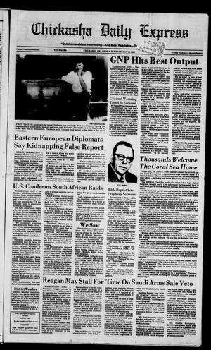 Chickasha Daily Express (Chickasha, Okla.), Vol. 95, No. 120, Ed. 1 Tuesday, May 20, 1986