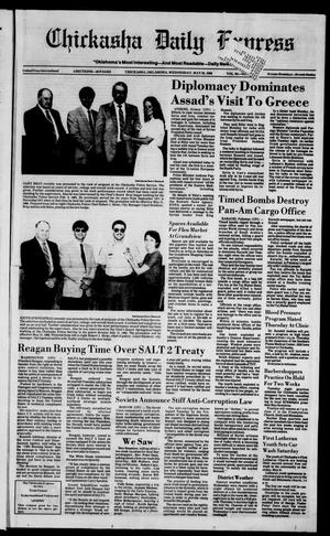 Primary view of object titled 'Chickasha Daily Express (Chickasha, Okla.), Vol. 95, No. 127, Ed. 1 Wednesday, May 28, 1986'.