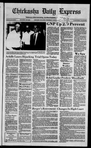 Chickasha Daily Express (Chickasha, Okla.), Vol. 95, No. 145, Ed. 1 Wednesday, June 18, 1986