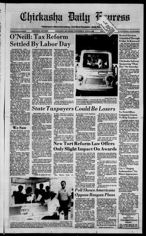 Chickasha Daily Express (Chickasha, Okla.), Vol. 95, No. 151, Ed. 1 Wednesday, June 25, 1986