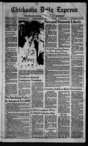Chickasha Daily Express (Chickasha, Okla.), Vol. 95, No. 157, Ed. 1 Wednesday, July 2, 1986