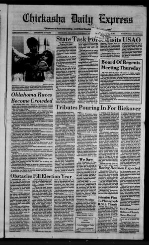 Chickasha Daily Express (Chickasha, Okla.), Vol. 95, No. 163, Ed. 1 Wednesday, July 9, 1986