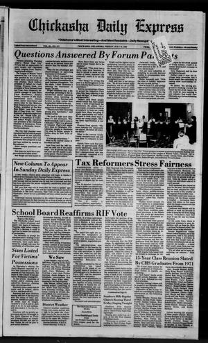 Chickasha Daily Express (Chickasha, Okla.), Vol. 95, No. 171, Ed. 1 Friday, July 18, 1986