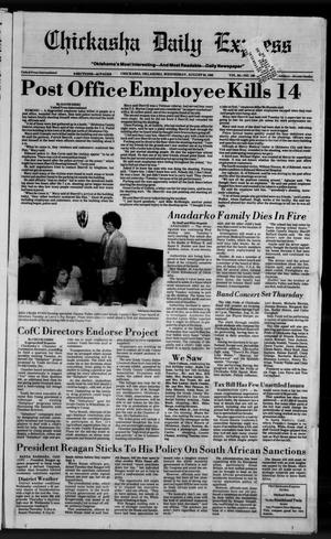 Chickasha Daily Express (Chickasha, Okla.), Vol. 95, No. 198, Ed. 1 Wednesday, August 20, 1986
