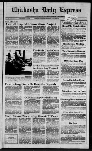 Chickasha Daily Express (Chickasha, Okla.), Vol. 95, No. 205, Ed. 1 Thursday, August 28, 1986