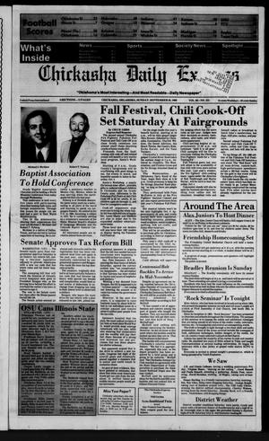 Primary view of object titled 'Chickasha Daily Express (Chickasha, Okla.), Vol. 95, No. 231, Ed. 1 Sunday, September 28, 1986'.
