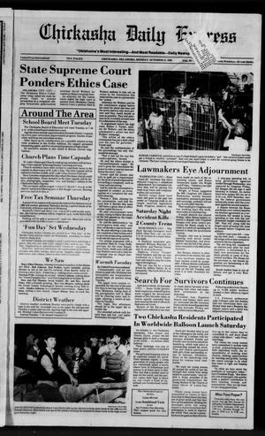 Chickasha Daily Express (Chickasha, Okla.), Vol. 95, No. 244, Ed. 1 Monday, October 13, 1986