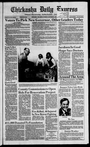 Chickasha Daily Express (Chickasha, Okla.), Vol. 95, No. 263, Ed. 1 Tuesday, November 4, 1986