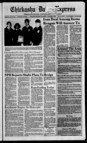 Chickasha Daily Express (Chickasha, Okla.), Vol. 95, No. 275, Ed. 1 Wednesday, November 19, 1986