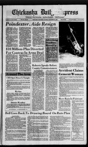 Chickasha Daily Express (Chickasha, Okla.), Vol. 95, No. 280, Ed. 1 Tuesday, November 25, 1986