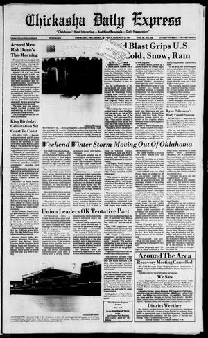 Chickasha Daily Express (Chickasha, Okla.), Vol. 95, No. 326, Ed. 1 Monday, January 19, 1987