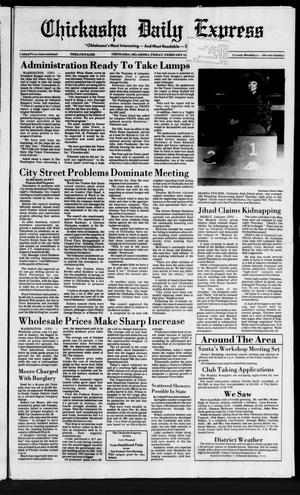 Chickasha Daily Express (Chickasha, Okla.), Vol. 95, No. 348, Ed. 1 Friday, February 13, 1987