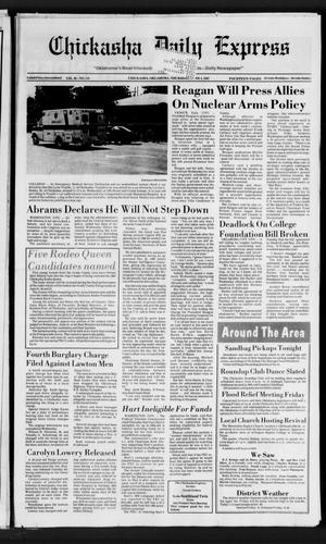 Chickasha Daily Express (Chickasha, Okla.), Vol. 96, No. 134, Ed. 1 Thursday, June 4, 1987